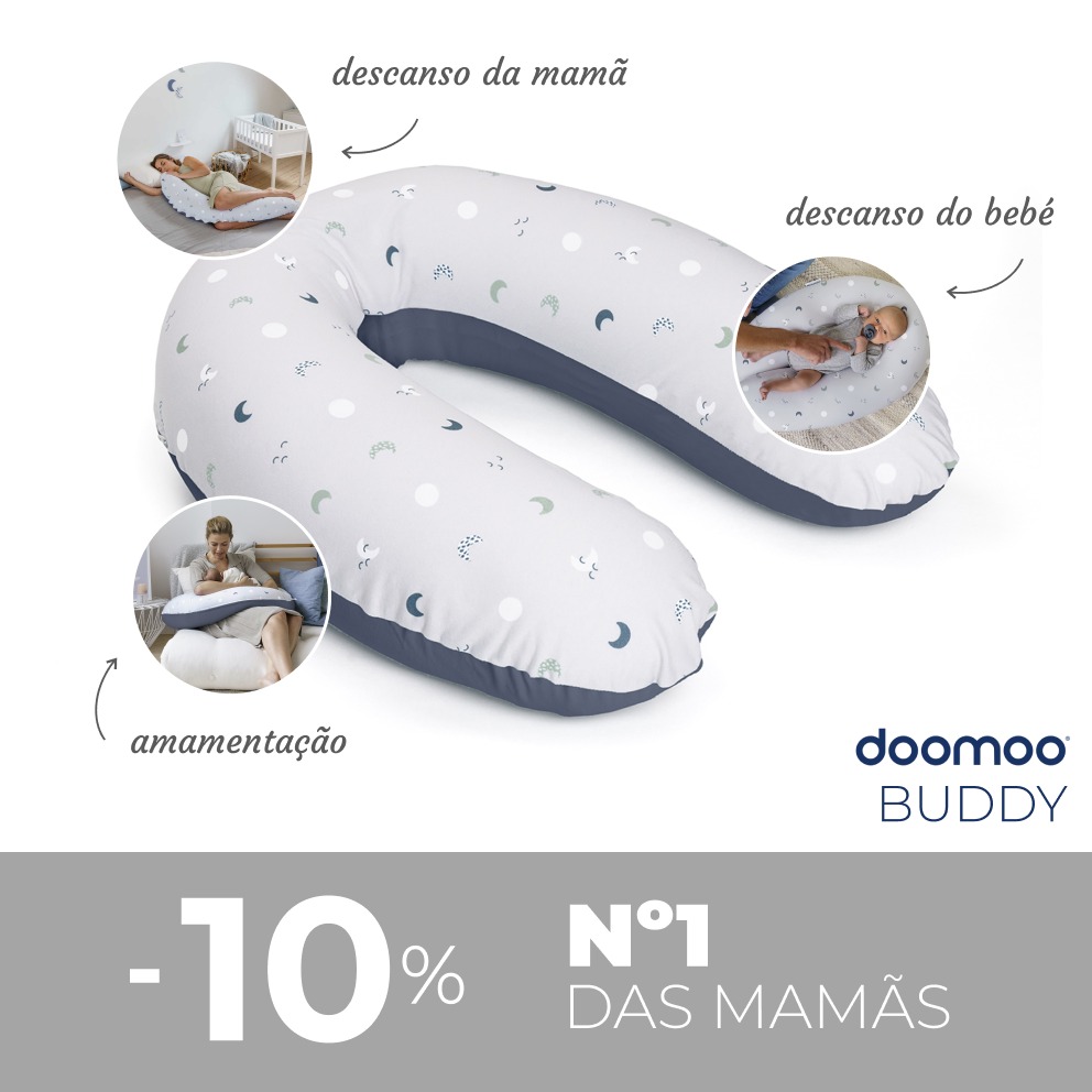 Promoção Doomoo Buddy | -10% Desconto | A nº1 das Mamãs | Almofada de Maternidade multifuncional