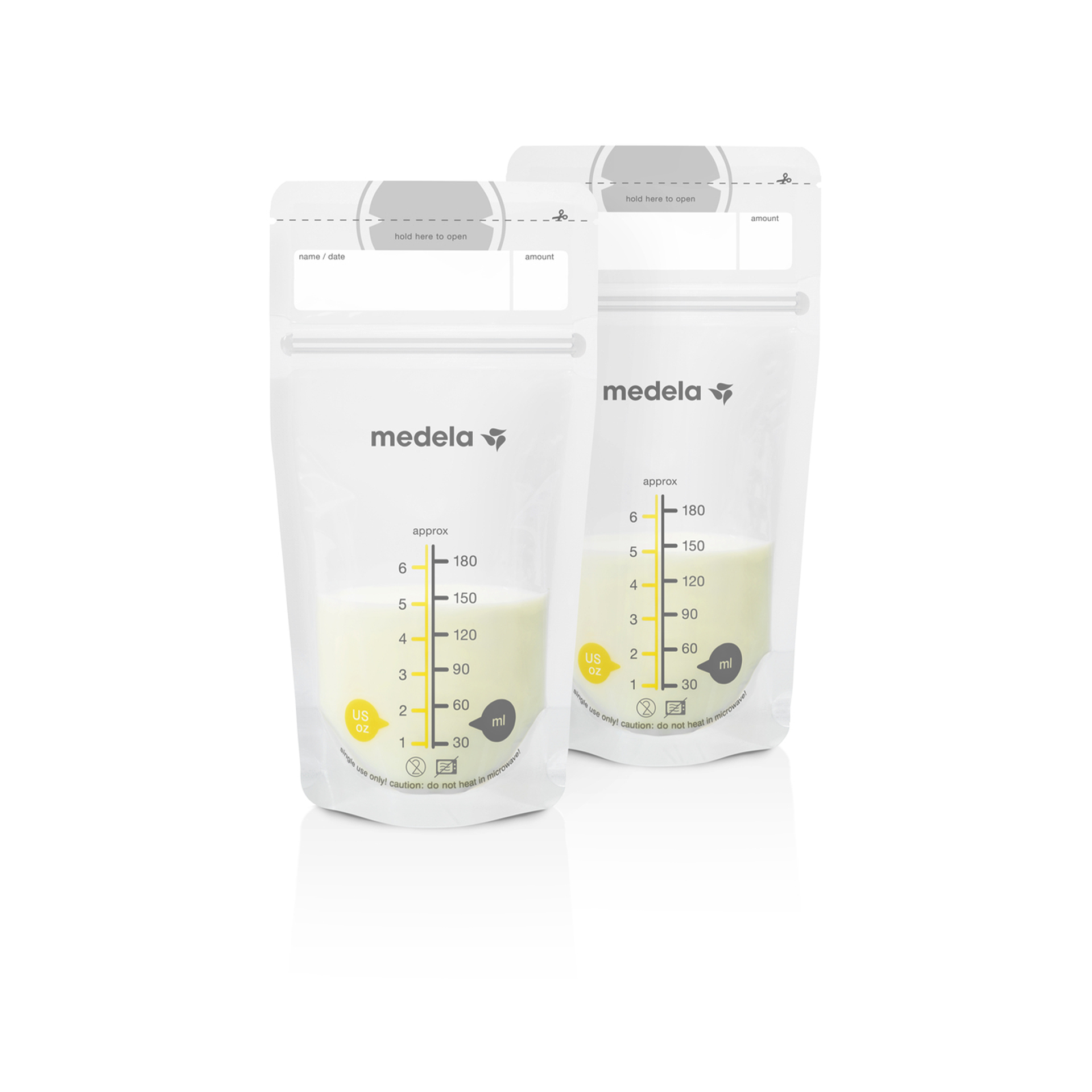 SACOS DE CONSERVAÇÃO E ARMAZENAMENTO DE LEITE