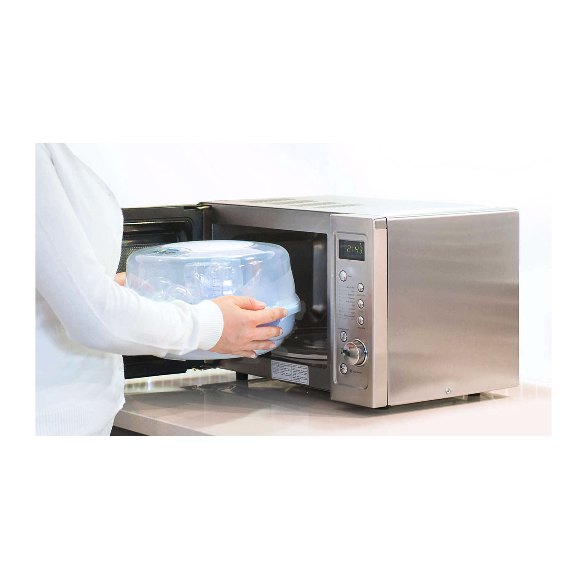 ESTERILIZADOR A VAPOR PARA MICROONDAS