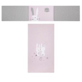 CONJUNTO TÊXTIL SNOOPS 60x120 ROSA