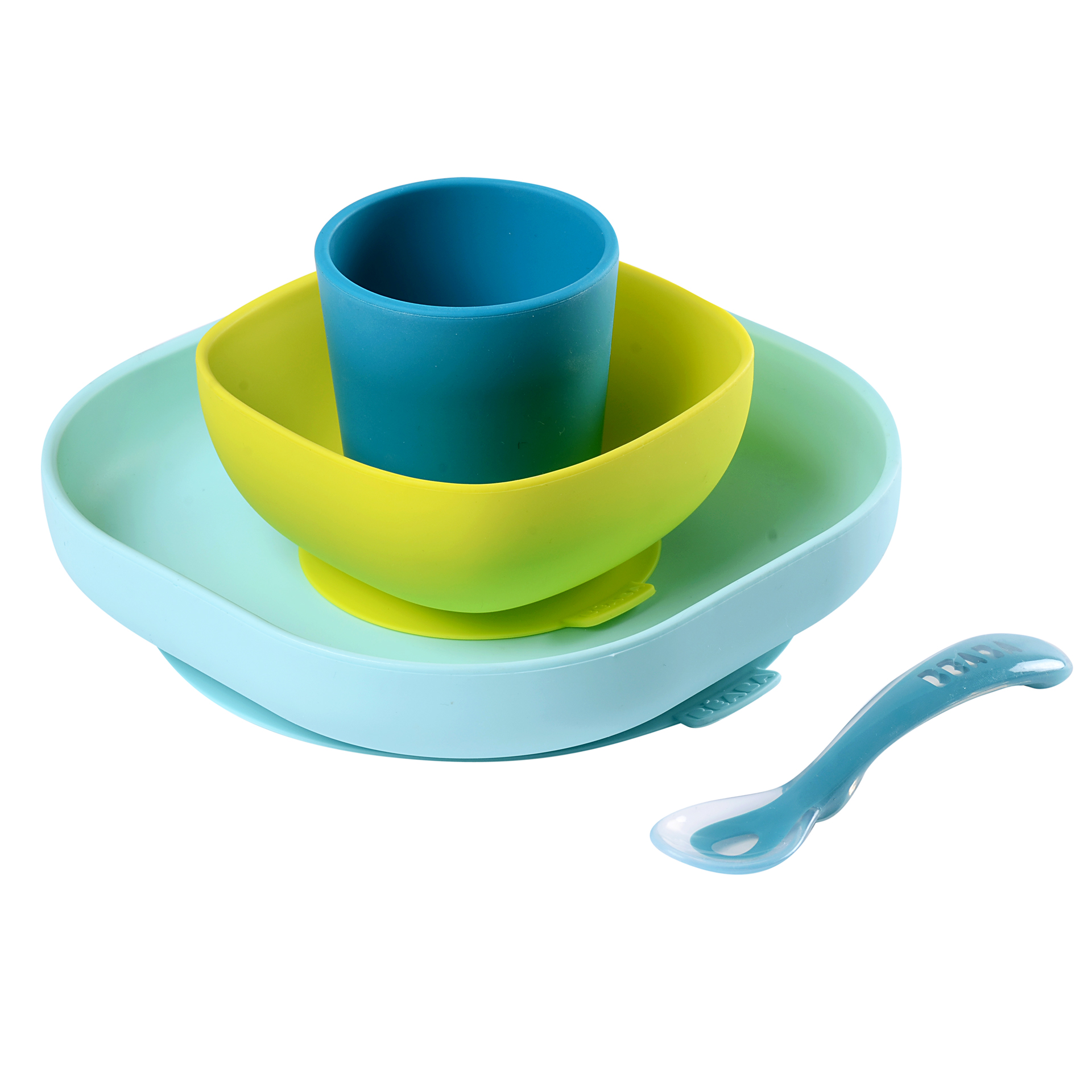 CONJUNTO DE REFEIÇÃO 4 PEÇAS SILICONE