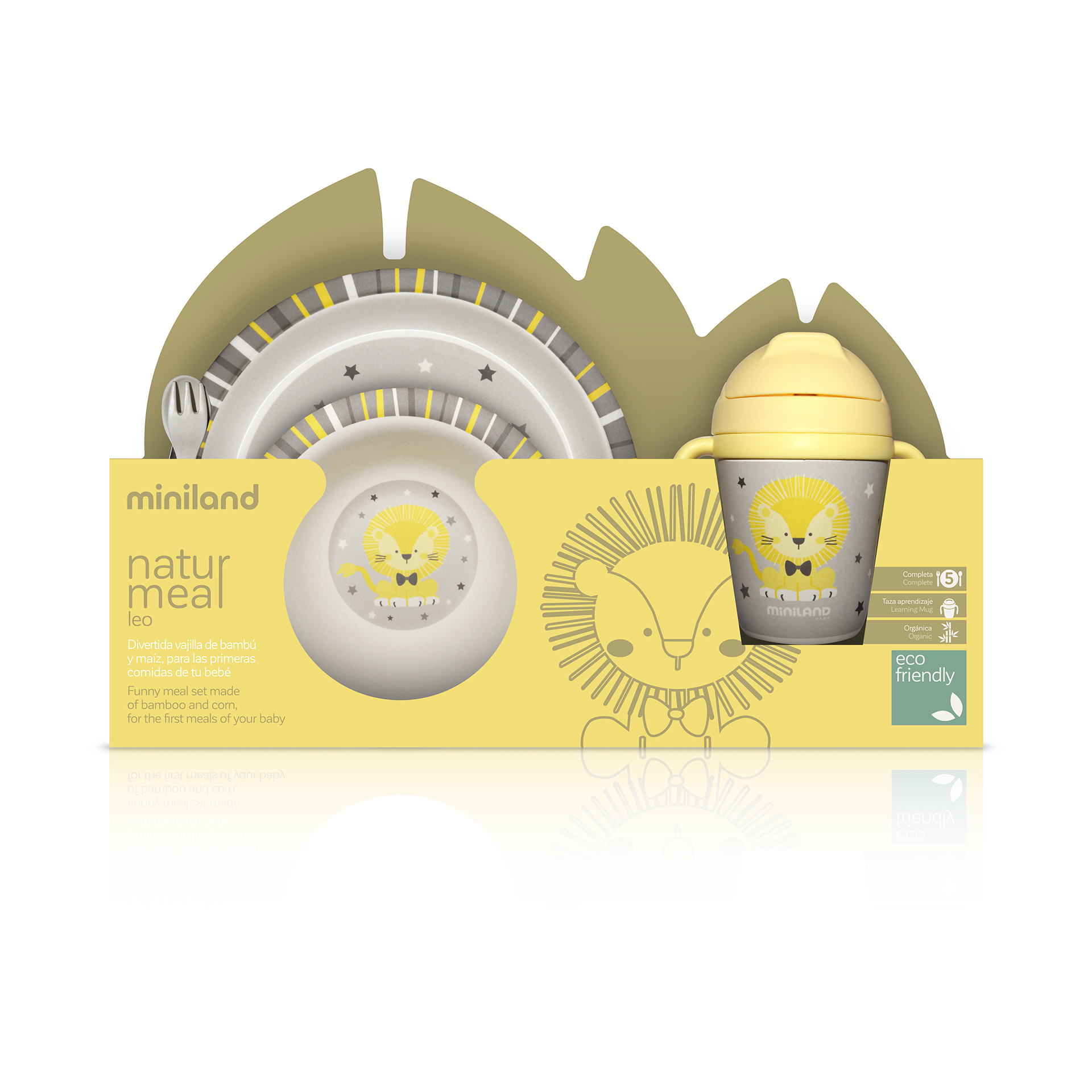 CONJUNTO DE REFEIÇÃO NATURMEAL LEO