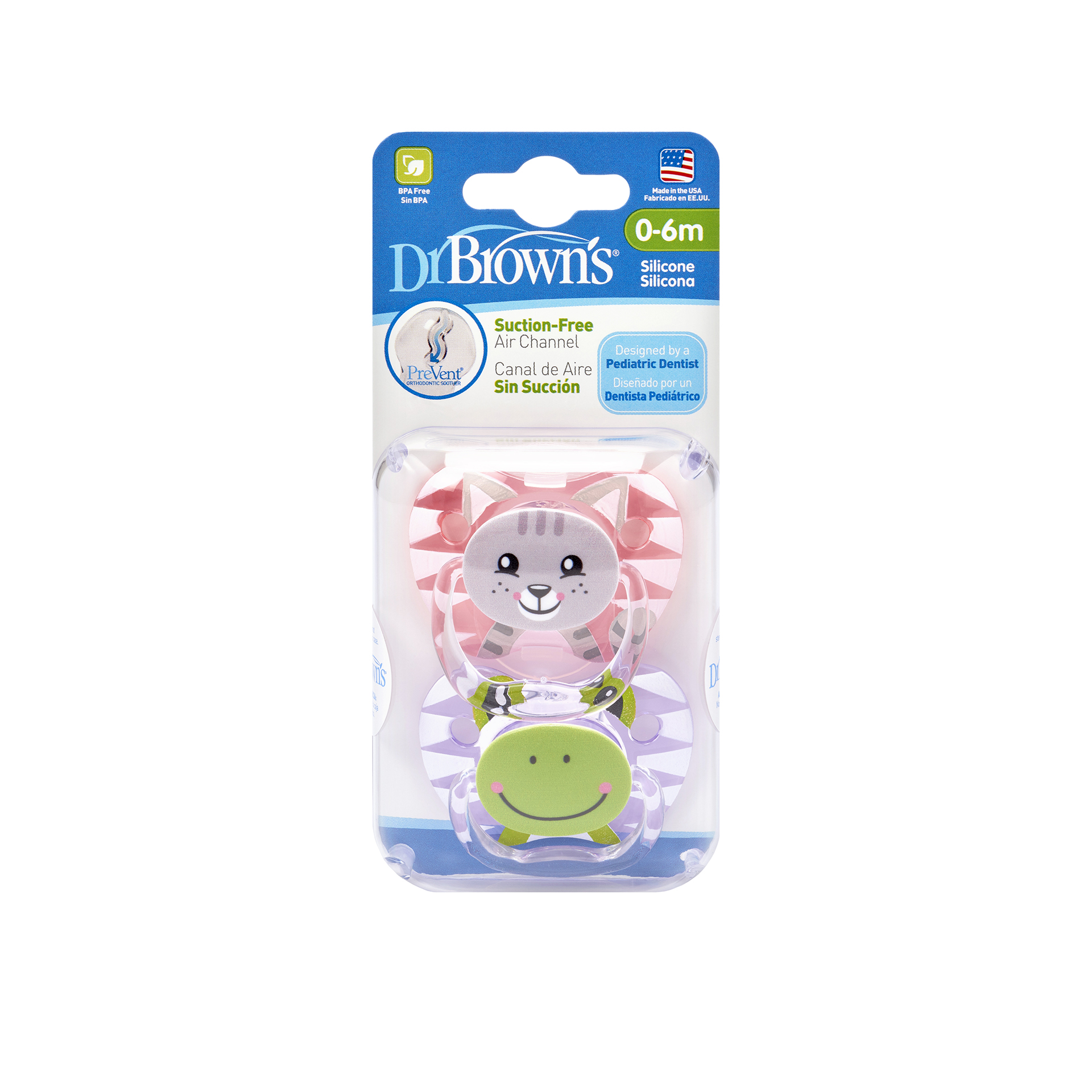 CHUPETAS PREVENT SUCTION-FREE 0-6M