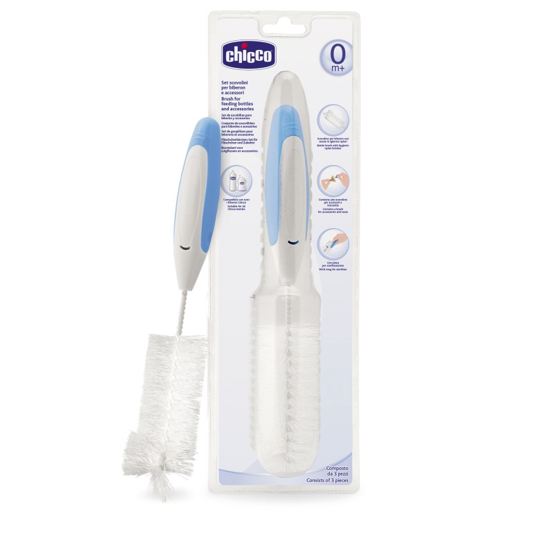 ESCOVILHO PARA BIBERES E ACESSRIOS 3 EM 1