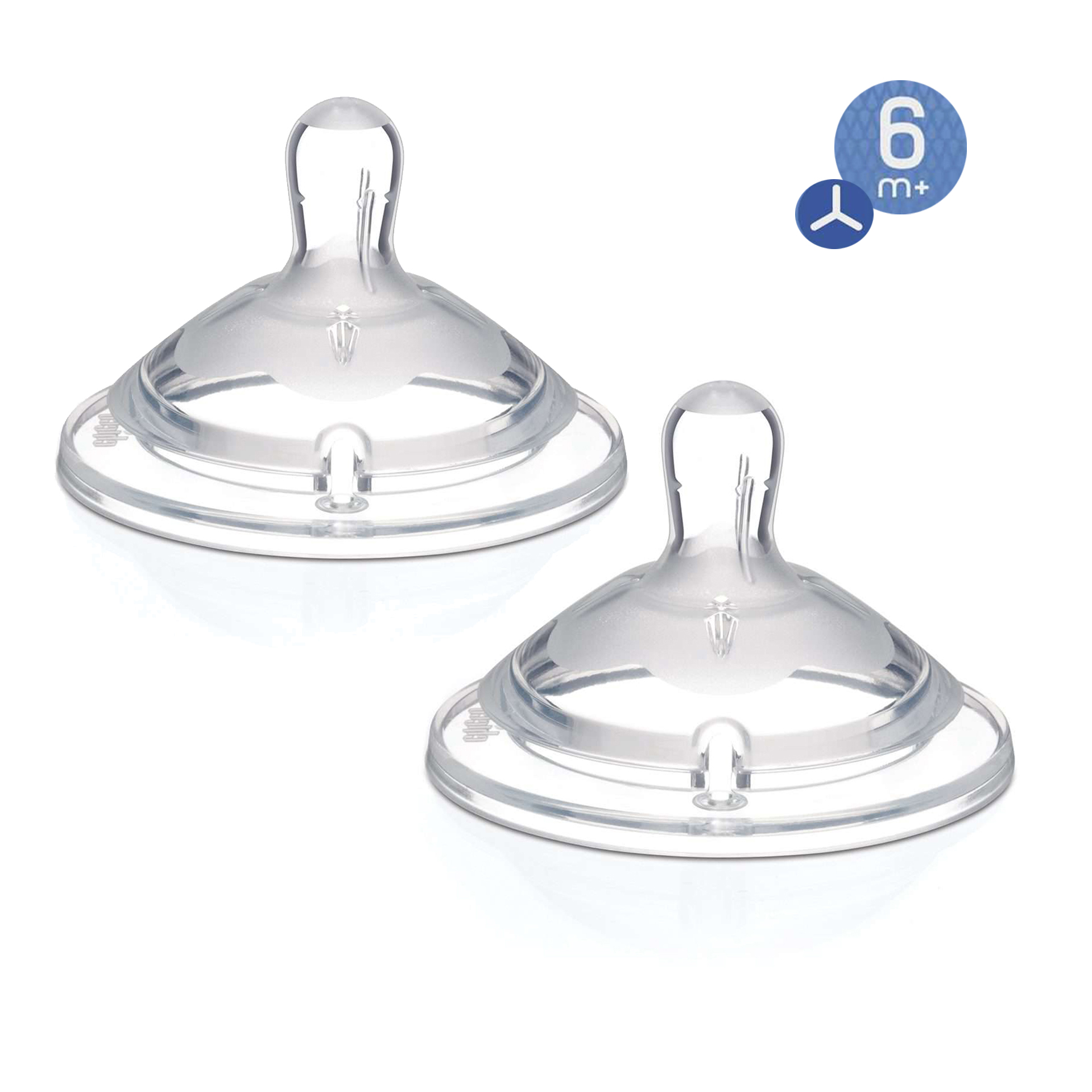 TETINA NATURAL FEELING SILICONE 6M+ FLUXO PAPA