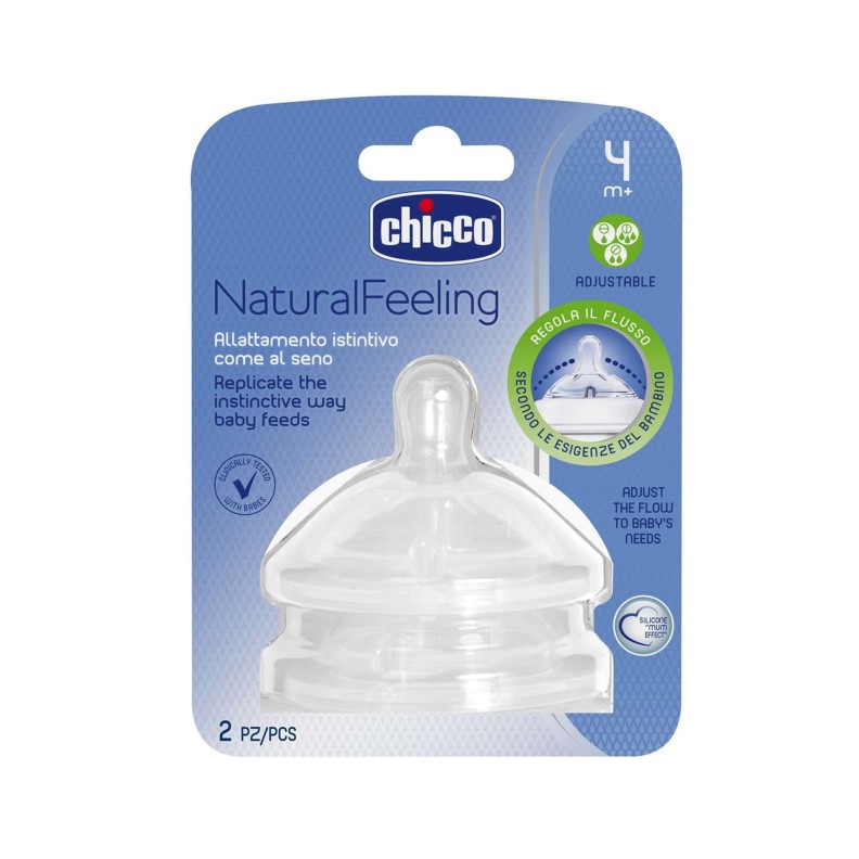 TETINA NATURAL FEELING SILICONE 4M+ FLUXO REGUL�VEL