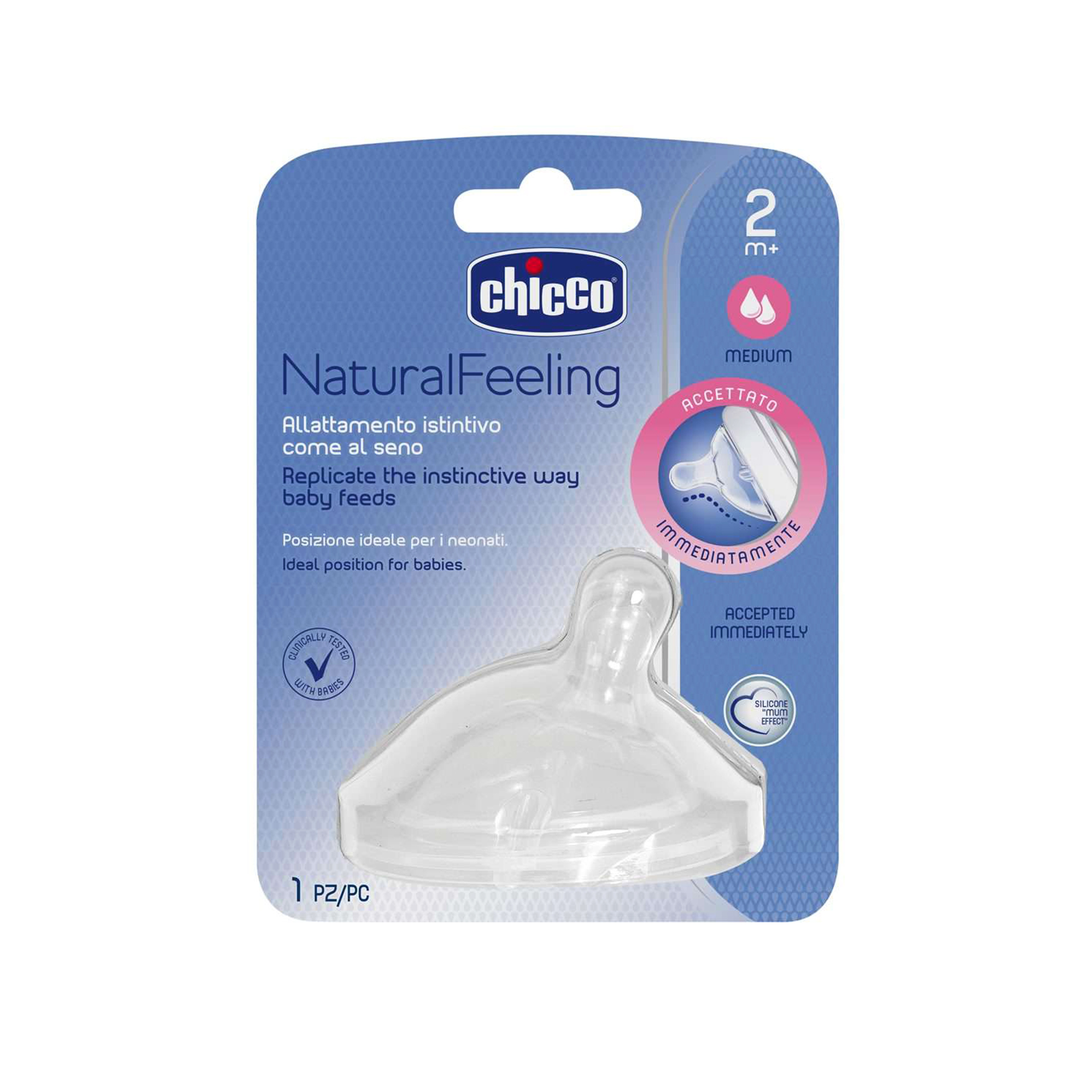 TETINA NATURAL FEELING SILICONE 2M+