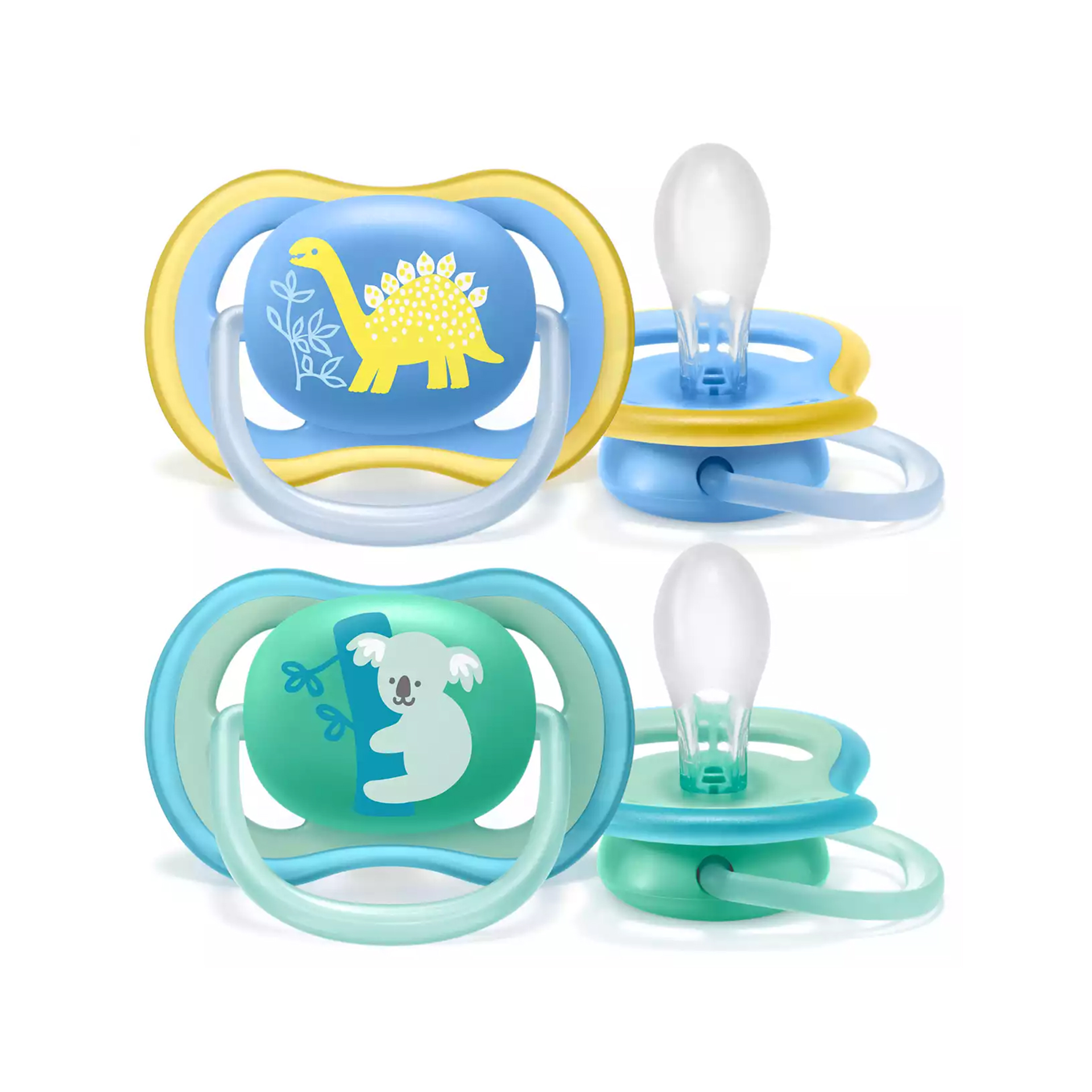 CHUPETAS ULTRA AIR +18M KOALA E DINOSSAURO