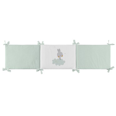 TEXTIL REVERSVEL CONEJITO MENTA