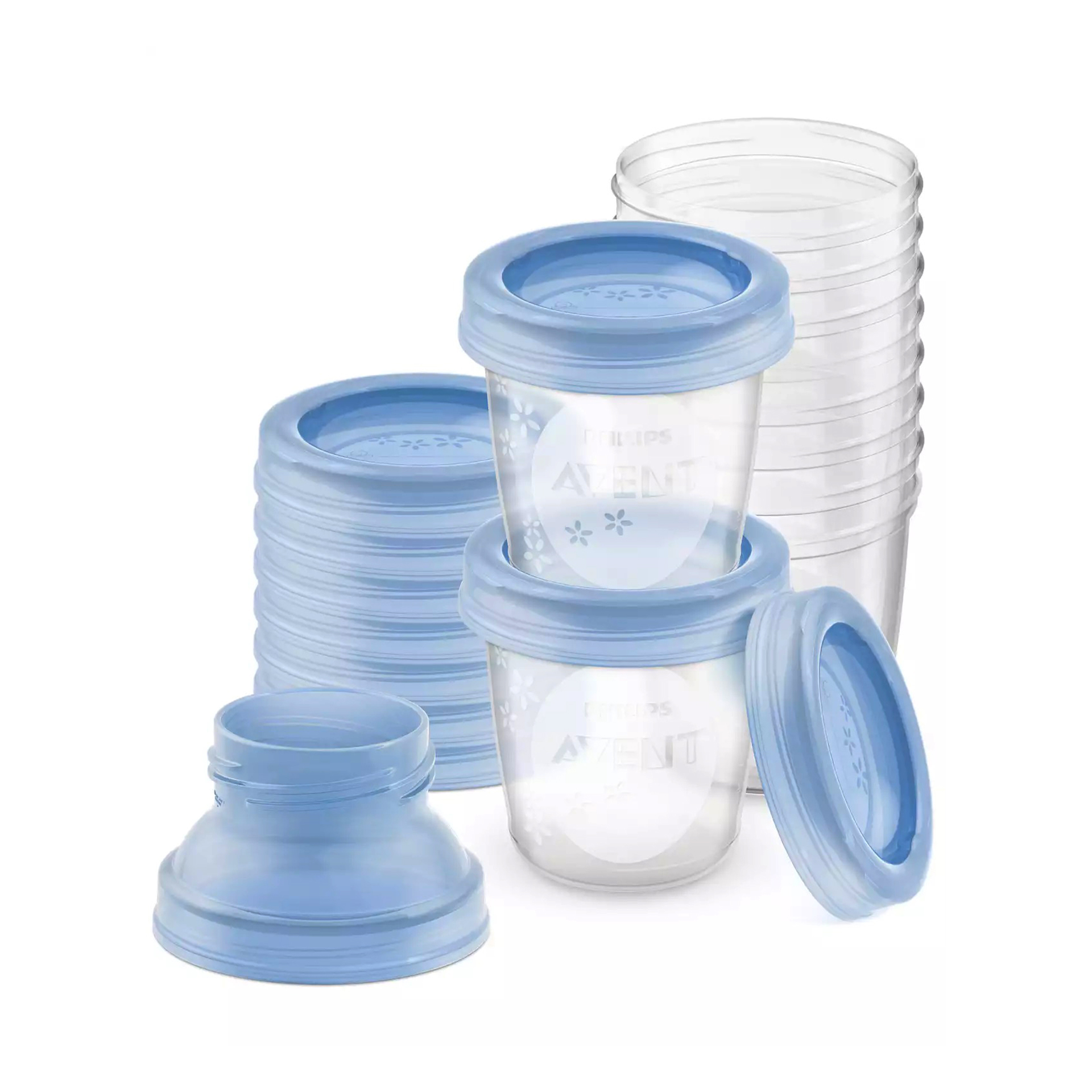 COPOS REUTILIZÁVEIS  PARA LEITE MATERNO 22 PEÇAS