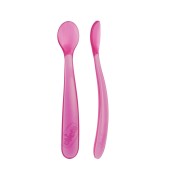 COLHER SOFTLY SPOON 6M+ ROSA
