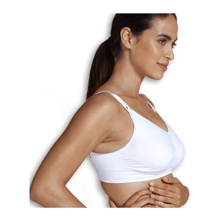 SOUTIEN DE AMAMENTAÇÃO SEM COSTURAS COM ENCHIMENTO BRANCO