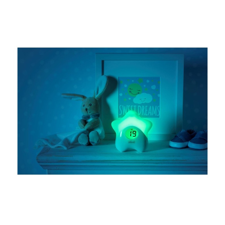 LUZ DE PRESENÇA COM TERMÓMETRO