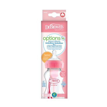 BIBERO GARGALO LARGO OPTIONS + 270ML