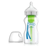 BIBERO GARGALO LARGO OPTIONS + 330ML BRANCO