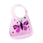 BABETE SILICONE BORBOLETA