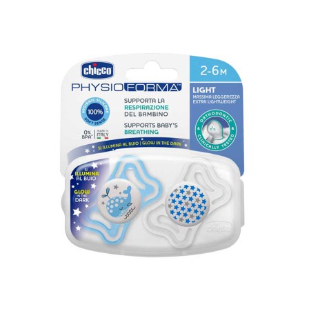 PACK CHUPETA PHYSIO FORMA 2-6M