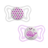 PACK CHUPETA PHYSIO FORMA 2-6M ROSA