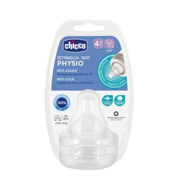 Tetina PHYSIO ANTI-COLIC 4M +