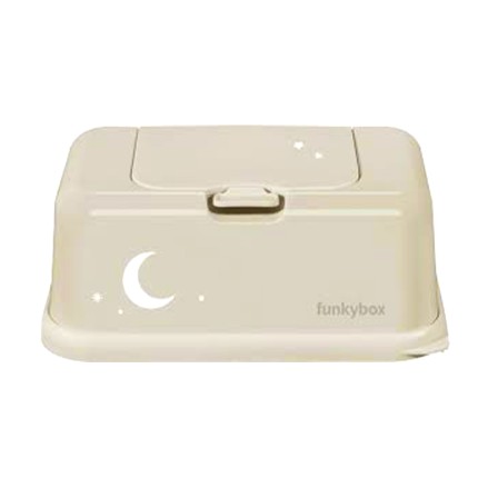 PORTA-TOALHITAS FUNKYBOX LUA CINZA