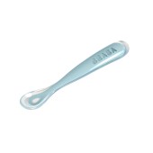 COLHER 1 IDADE SILICONE AZUL VELHO