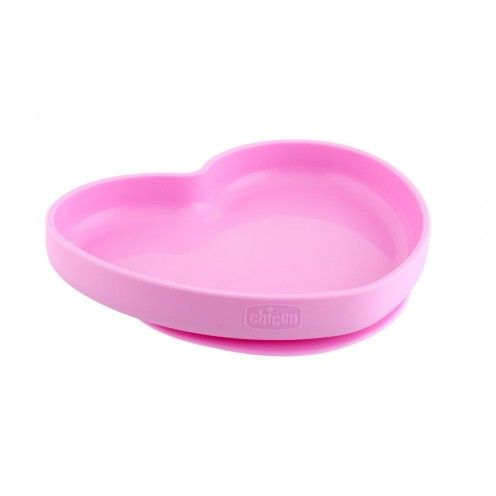 PRATO SILICONE HEART COM VENTOSA