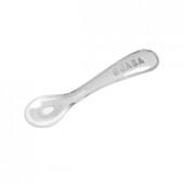COLHER 2 IDADE SILICONE CINZA