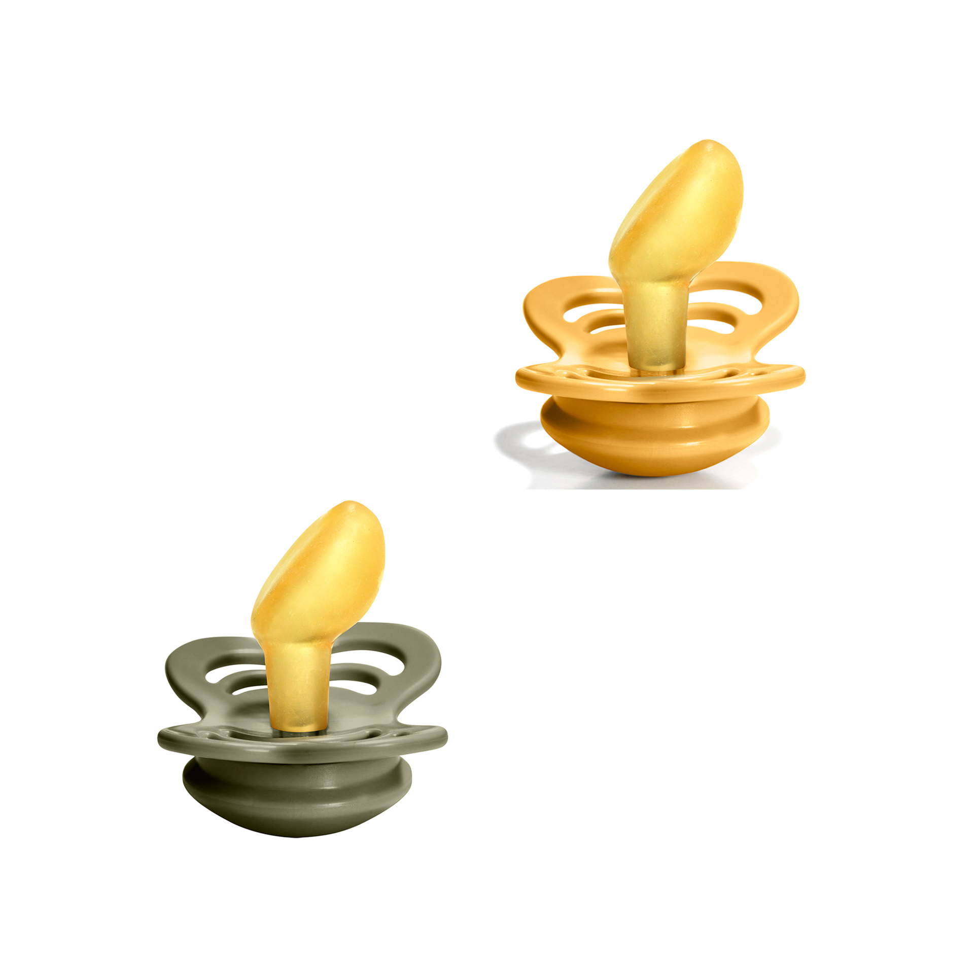 CHUPETAS BIBS COUTURE LATEX HONEY BEE/OLIVE