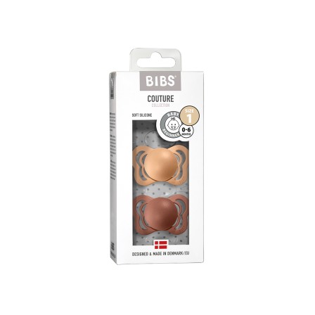 CHUPETAS BIBS COUTURE SILICONE PEACK/WOODCHUCK