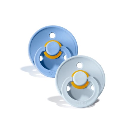 CHUPETAS BIBS COLOURS SKY BLUE/BABY BLUE