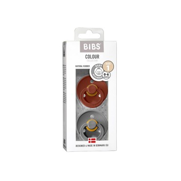 CHUPETAS BIBS COLOURS RUST/SMOKE