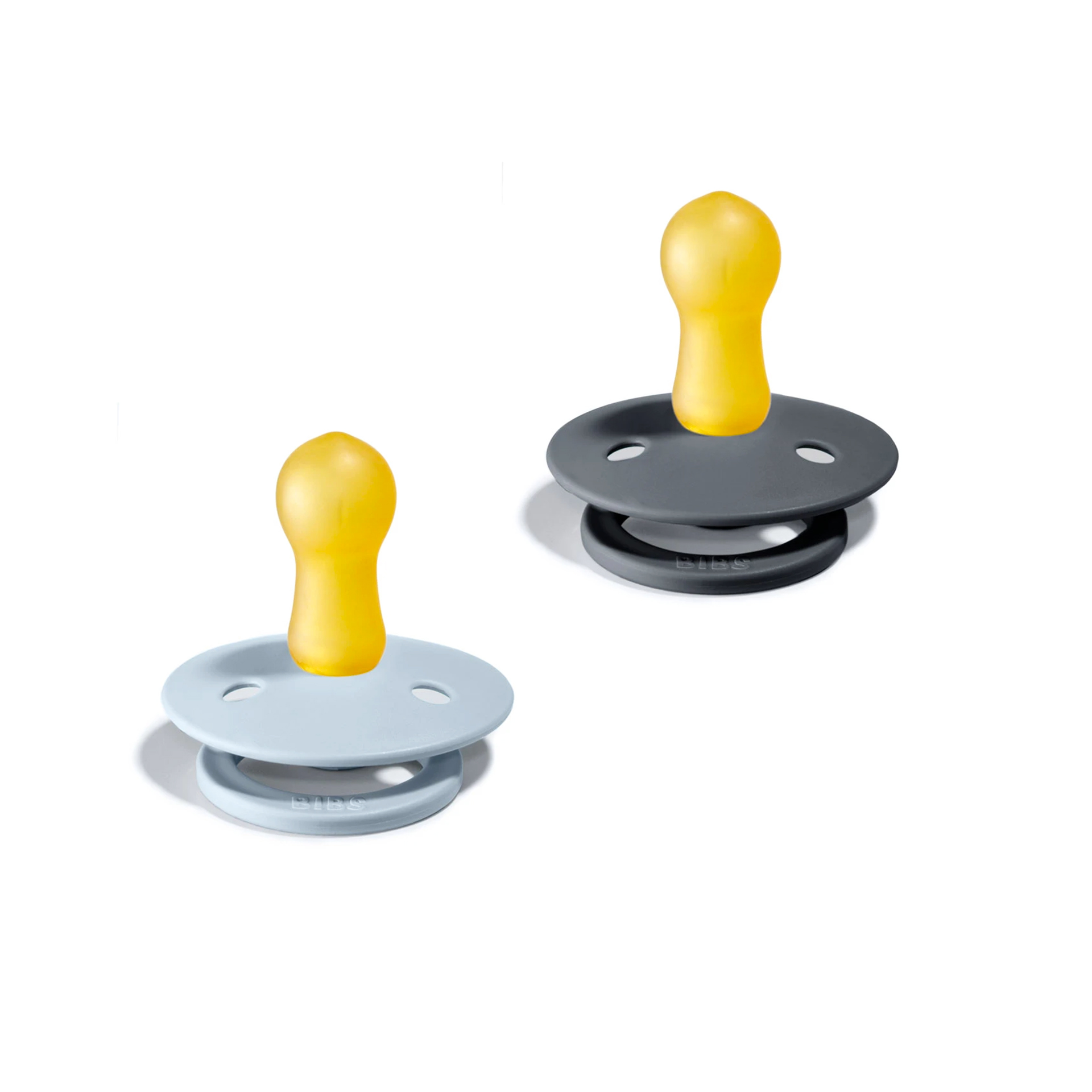 CHUPETAS BIBS COLOURS IRON/BABY BLUE