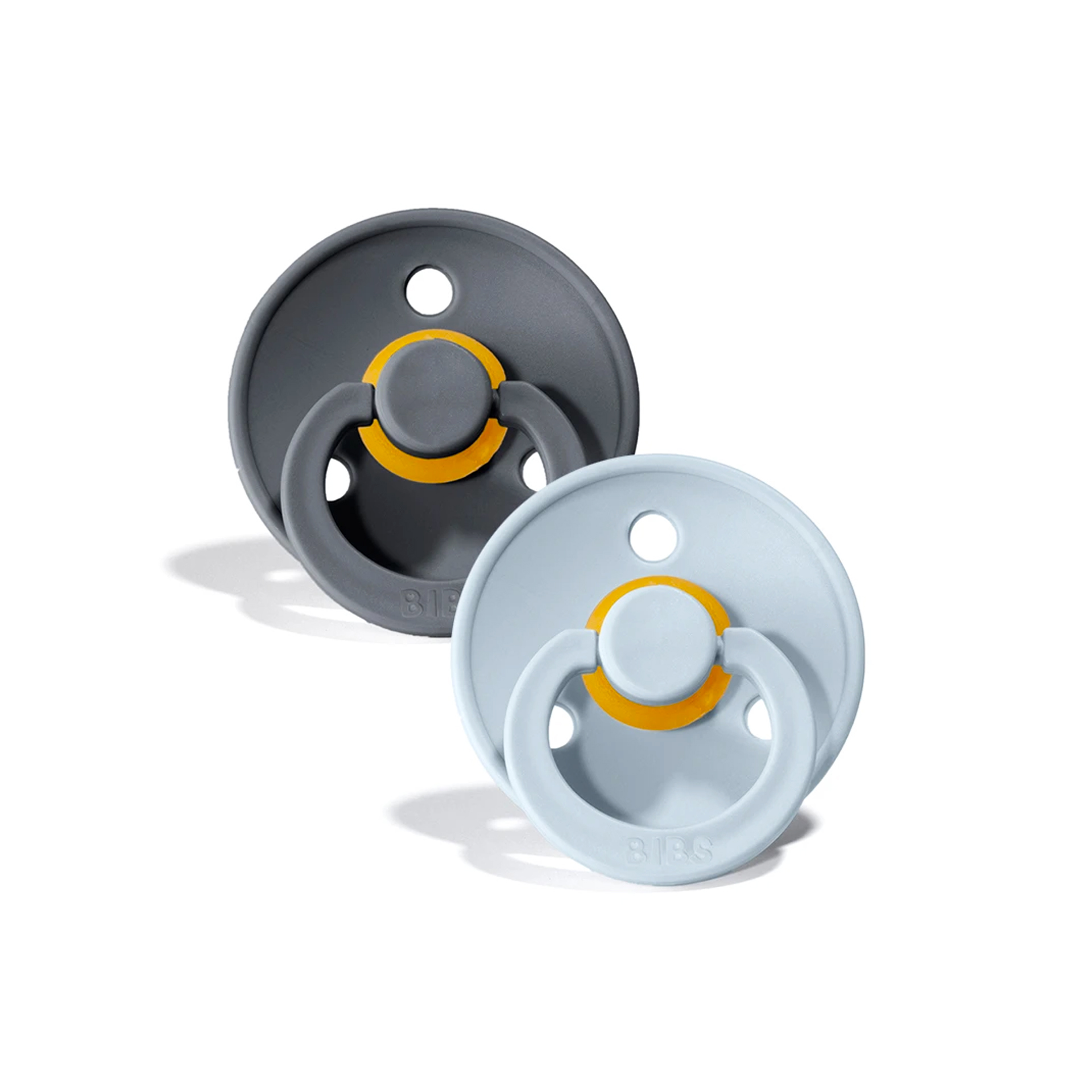 CHUPETAS BIBS COLOURS IRON/BABY BLUE