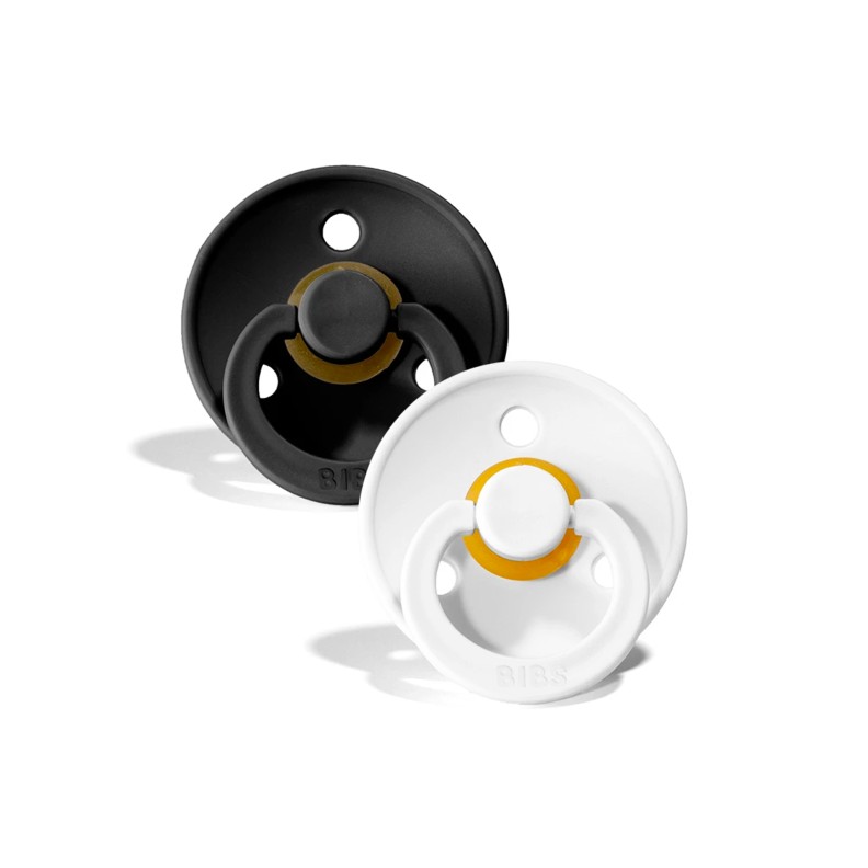 CHUPETAS BIBS COLOURS BLACK/WHITE