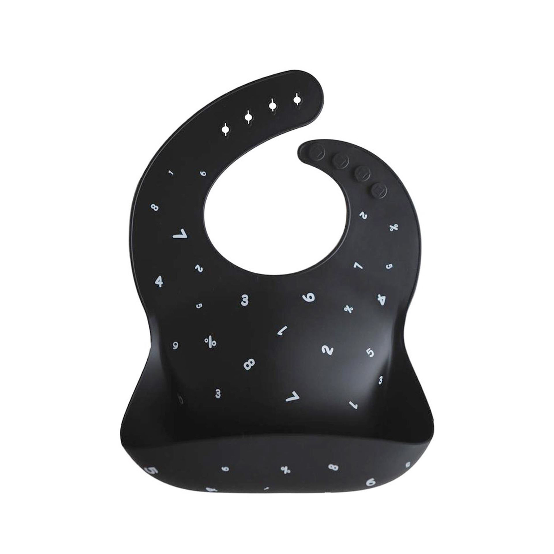 BABETE DE SILICONE BLACK NUMBERS