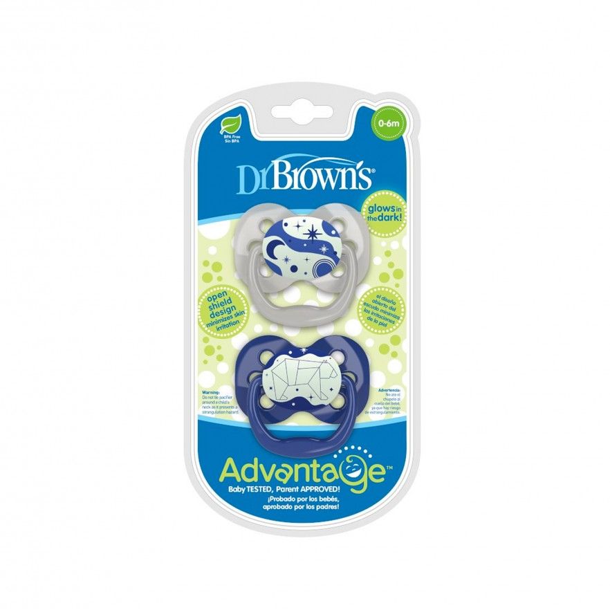 CHUPETAS ADVANTAGE 0-6M NOTURNA