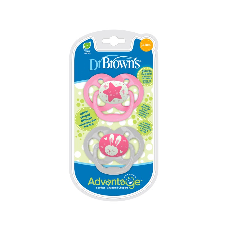 CHUPETAS ADVANTAGE 6-18M NOTURNA