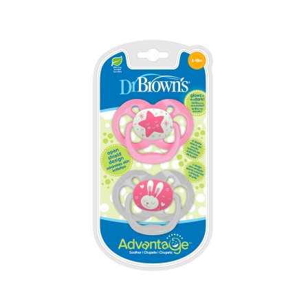 CHUPETAS ADVANTAGE 6-18M NOTURNA