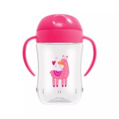 COPO DE APRENDIZAGEM BOCAL SUAVE 9M+ ROSA