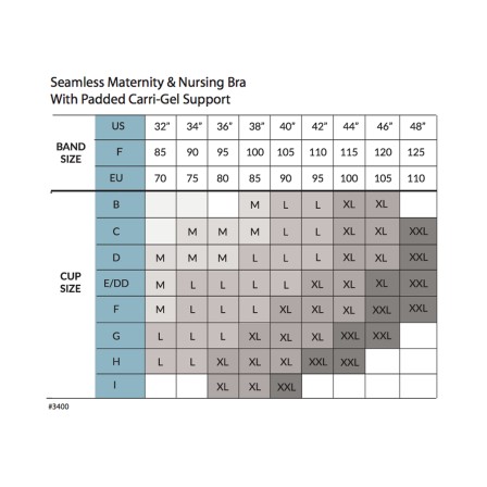 SOUTIEN DE AMAMENTAÇÃO COM ENCHIMENTO E AROS DE GEL PRETO