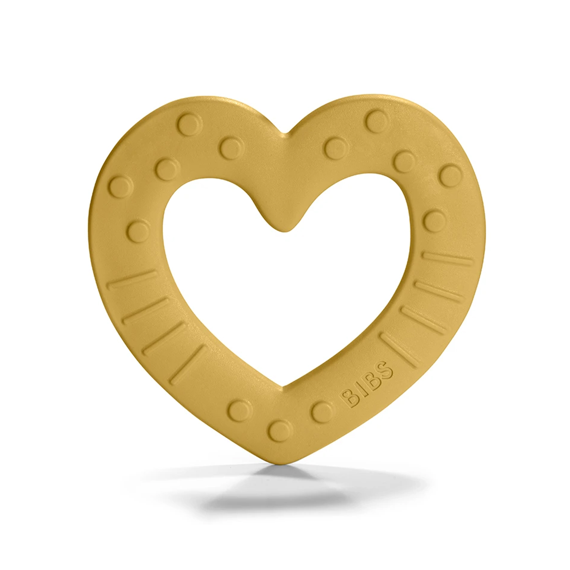 MORDEDOR BABY BITIE CORAÇÃO MUSTARD