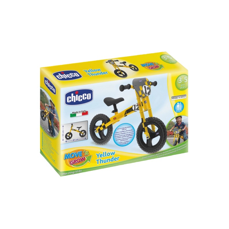 PRIMEIRA BICICLETA YELLOW THUNDER