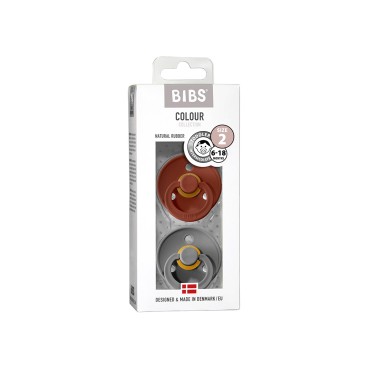 CHUPETAS BIBS COLOURS RUST/SMOKE