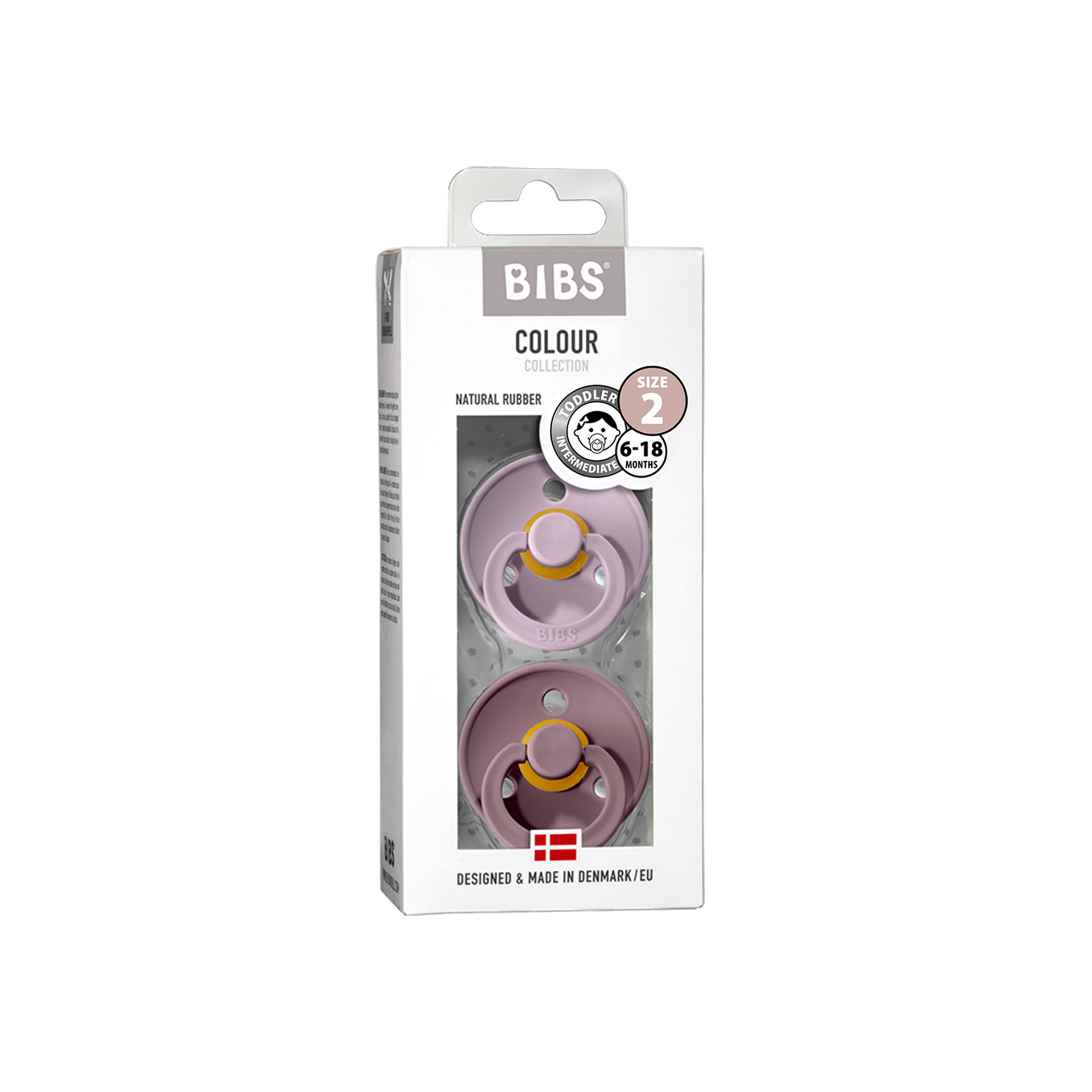 CHUPETAS BIBS COLOURS LILAC/HEATHER