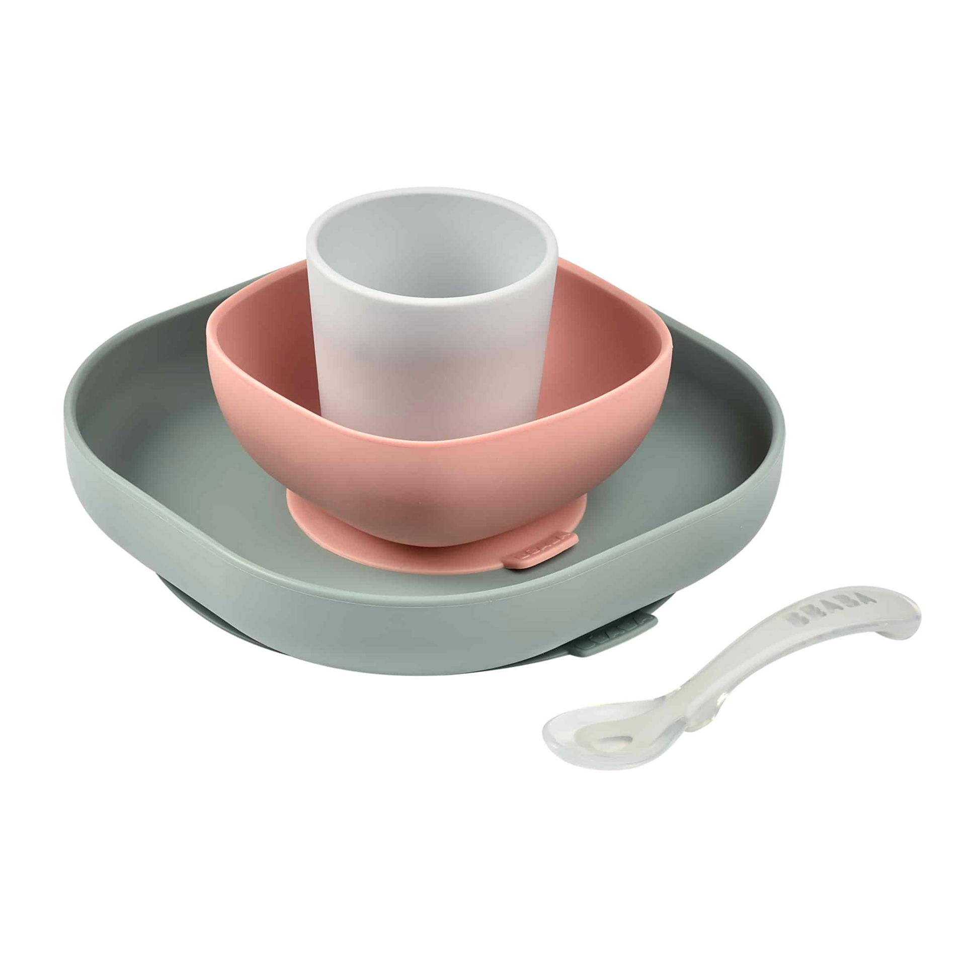 CONJUNTO DE REFEIÇÃO 4 PEÇAS SILICONE