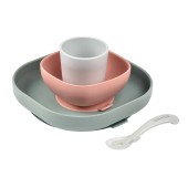 CONJUNTO DE REFEIO 4 PEAS SILICONE EUCALIPTO