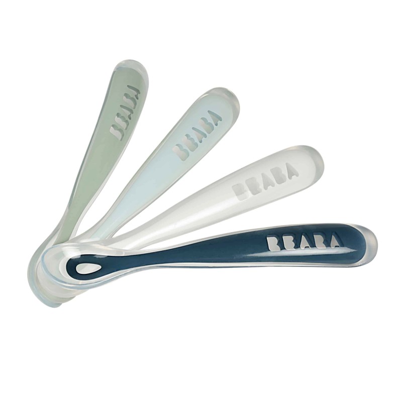 CONJUNTO DE 4 COLHERES 1 IDADE SILICONE
