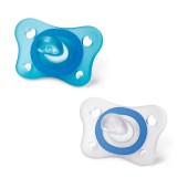 CHUPETAS MINI SOFT SILICONE 2-6M AZUL