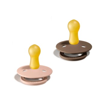 CHUPETAS BIBS COLOURS DARK OAK/BLUSH