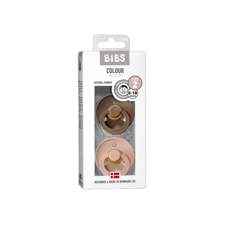 CHUPETAS BIBS COLOURS DARK OAK/BLUSH